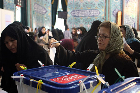 Tehran on June 12, 2009 - presidential election